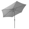 Gartenfreude parasol, marktscherm, UV+50, 200 cm, grijs