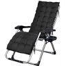 ZITTRO Zero Gravity Lounge Chair, Lounge Chair Lounger Opvouwbare lounger Tuinloungestoel Liggende tuinloungestoel Zero Gravity Terras Patio Loungerstoel Loungestoel (Kleur: B) Comfortabel elegant