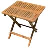 Spetebo Eucalyptus tuintafel, 50 x 50 cm, houten klaptafel, bistrotafel, biertuin, tafel