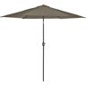 Madison Parasol Tenerife rond 300 cm grijs