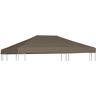 vidaXL Prieeldak 310 g/m² 3x3 m taupe