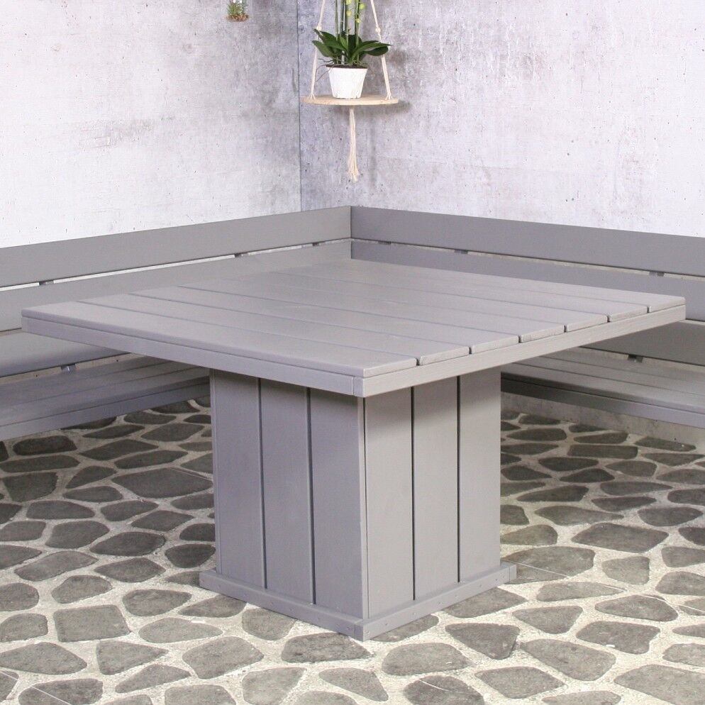 Sens-Line Tuintafel Brest vierkant 180 x 180cm - grijs