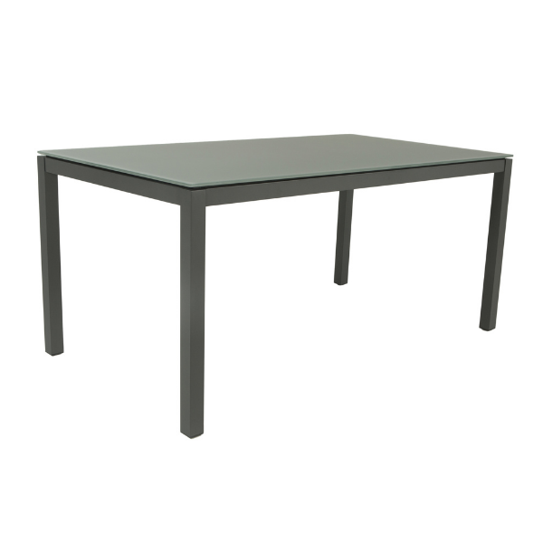 Gescova Tuintafel Bendigo 220x100 - antraciet/lichtgrijs