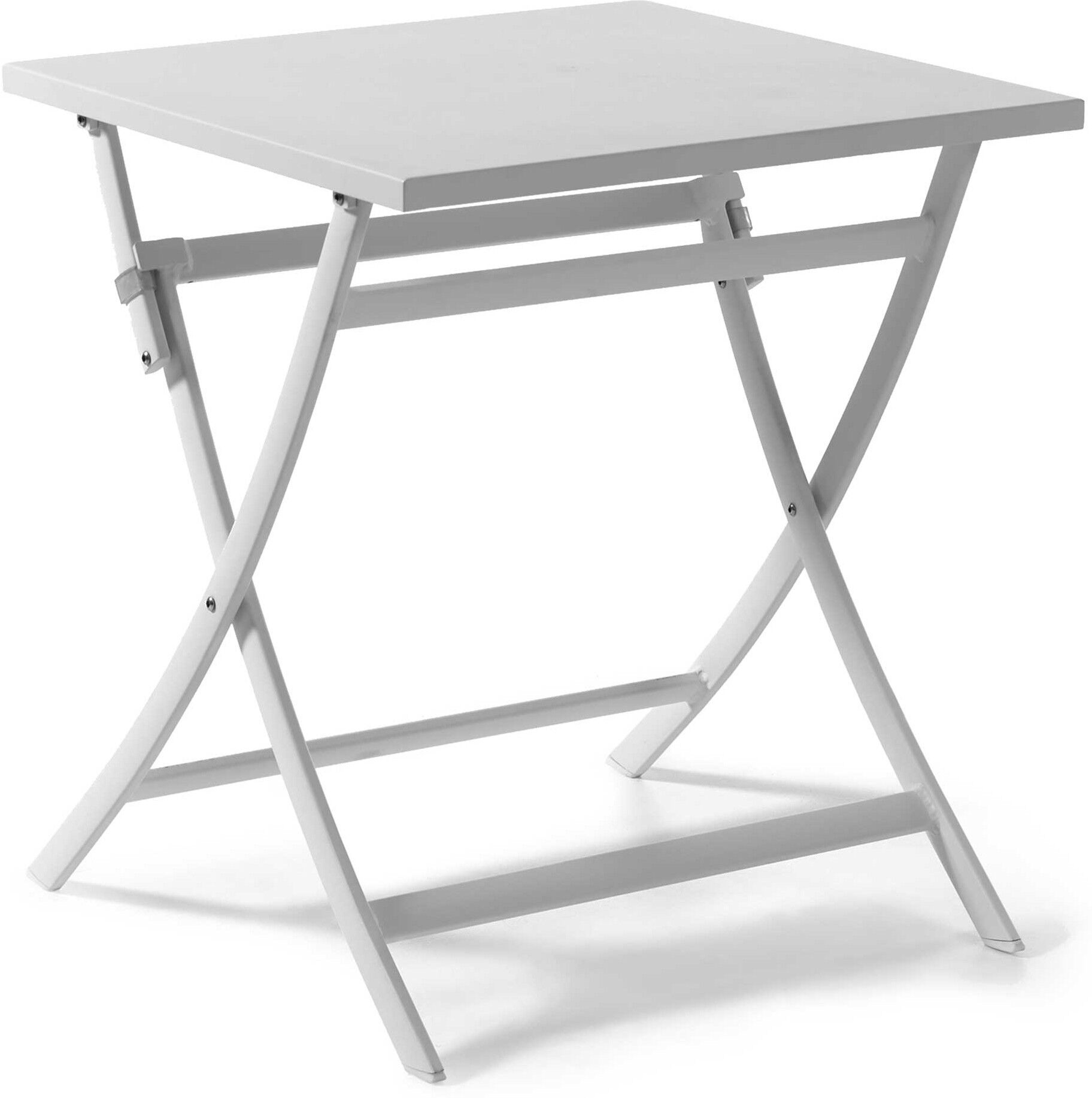 Gescova Plooibare tuintafel Grasse 70x70 - wit