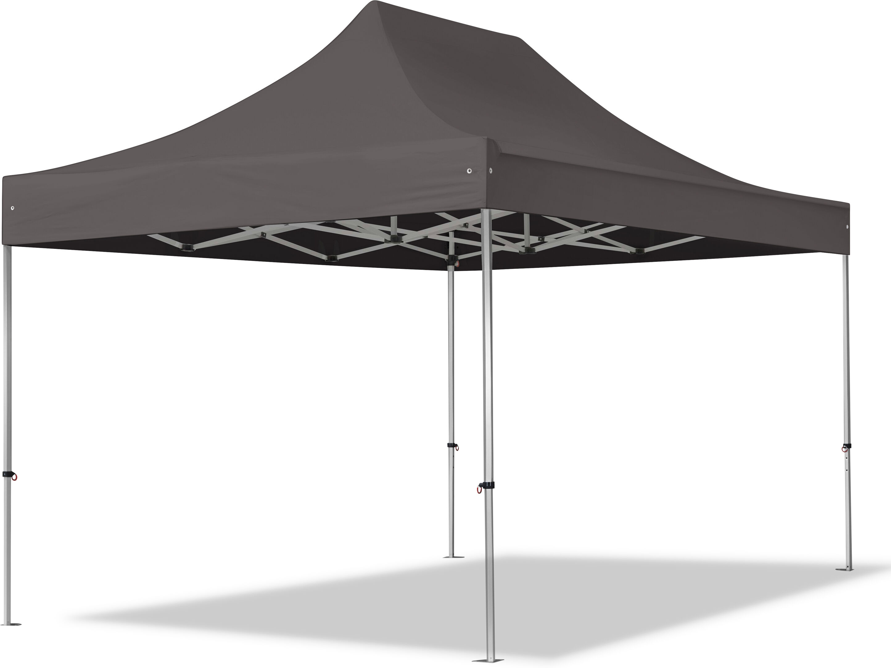 TOOLPORT Easy up Partytent 3x4,5m Hoogwaardig polyester 400 g/m² donkergrijs waterdicht Easy Up Tent, Pop Up Partytent, Harmonicatent, Vouwtent