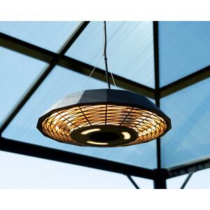 ﻿Terrassevarmer med lys – 2000 W