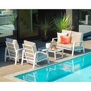 ingarden-sofagrupper Sofagruppe modell Orlando – hvit