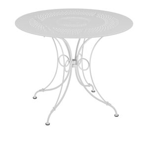 Fermob - 1900 Table Ø 96 Cm, Cotton White - Utendørs Spisebord - Hvit - Metall