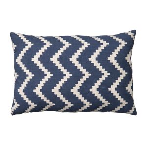 Chhatwal & Jonsson Ikat Sema Outdoor Cushion - Blue/off White