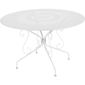 Fermob Montmartre Table Ø 117 Cm, Cotton White