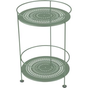 Fermob Guinguette Side Table With Perforated Double Top Cactus 82