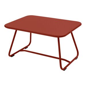 Fermob Sixties Low Table Red Ochre 20