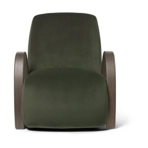 ferm LIVING Buur lounge chair Rich Velvet Pine