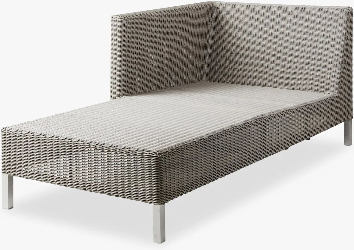 Cane-Line Koble Sofa-Chaise Lounge-Modulen Rett, Taupe