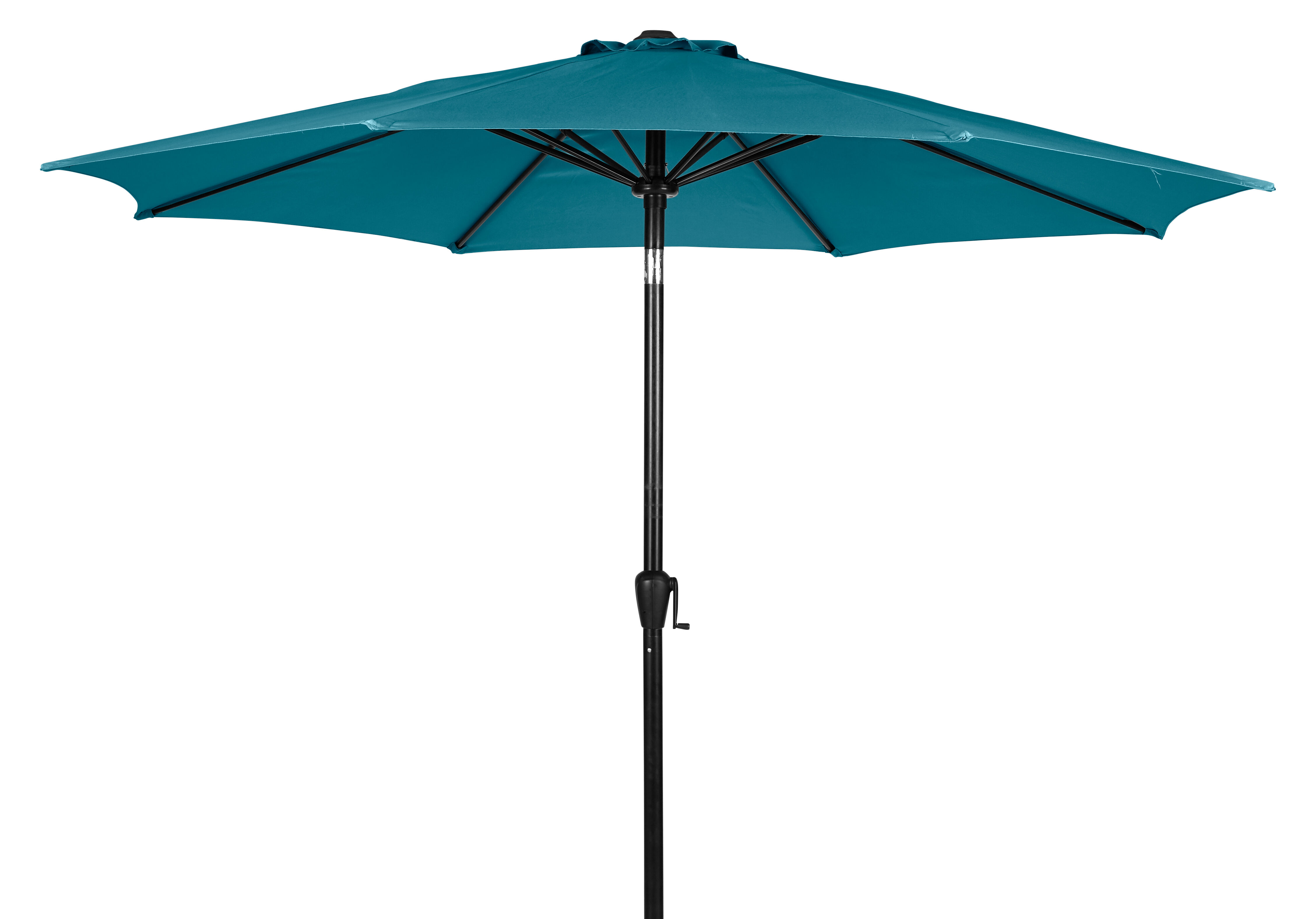 Felix parasol med krank og tilt Ø3M blå.
