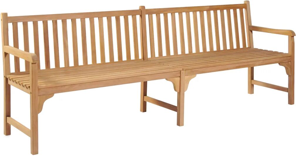 vidaXL Hagebenk 240 cm heltre teak