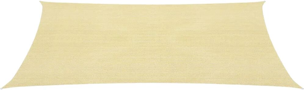 vidaXL Solseil HDPE Kvadrat 3,6x3,6 m Beige