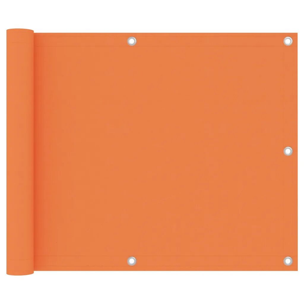 vidaXL Balkongskjerm oransje 75x300 cm oxfordstoff