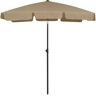 vidaXL Parasol plażowy, taupe, 180x120 cm