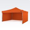 BRIMO Namiot promo 4x4m - plus 3 ściany - Pomarańczowy