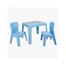 Garbar Jan Set 21 Conjunto Infantil Cadeiras e Mesa Interior e Exterior Azul Cielo