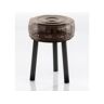 Mojow Banco de Exterior Floofy Stool (36 x 46 x 36 cm - TPU - Preto)