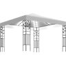 Vidaxl Gazebo com cordões de luzes LED 3x3 m branco