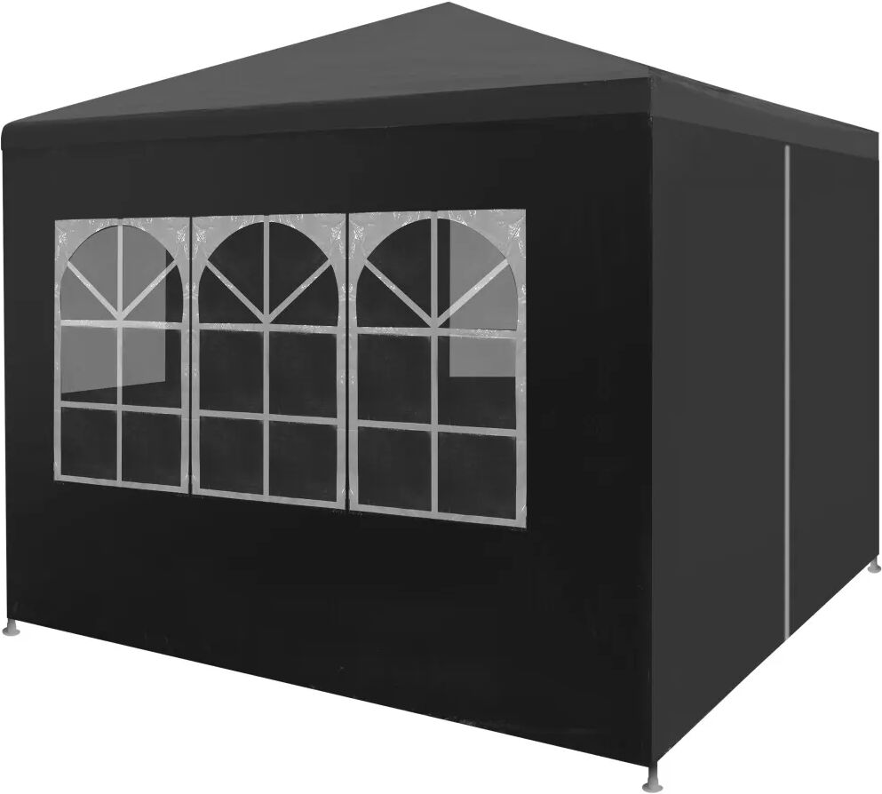 vidaXL Tenda para festas 3x3 m antracite