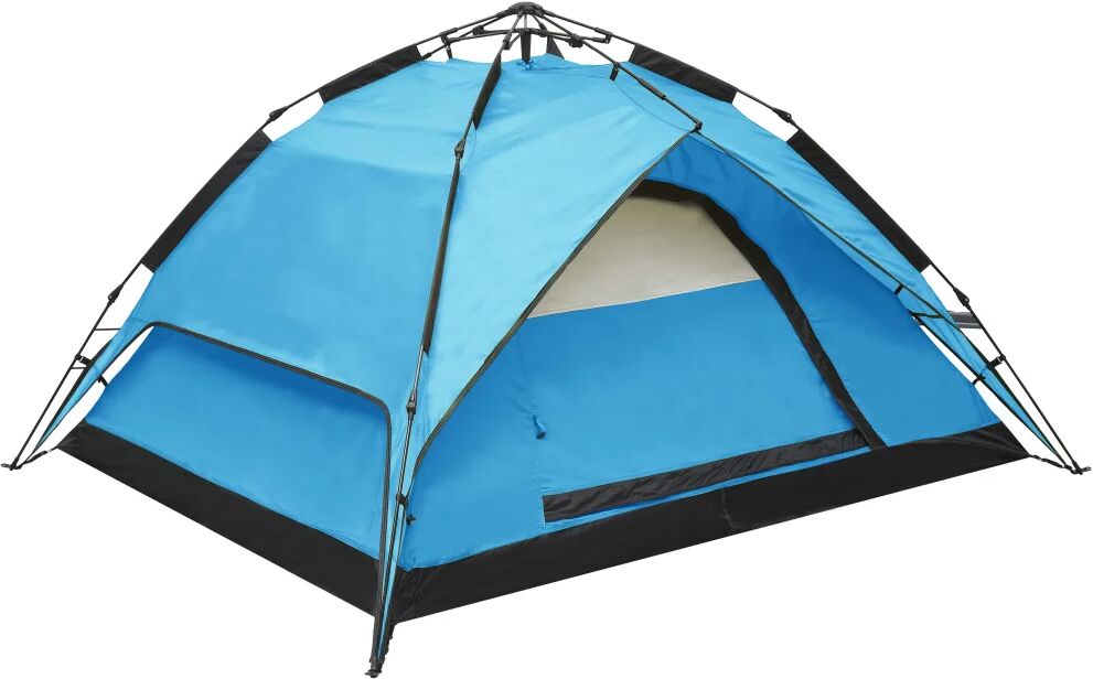 vidaXL Tenda de campismo pop-up 2-3 pessoas 240x210x140 cm azul