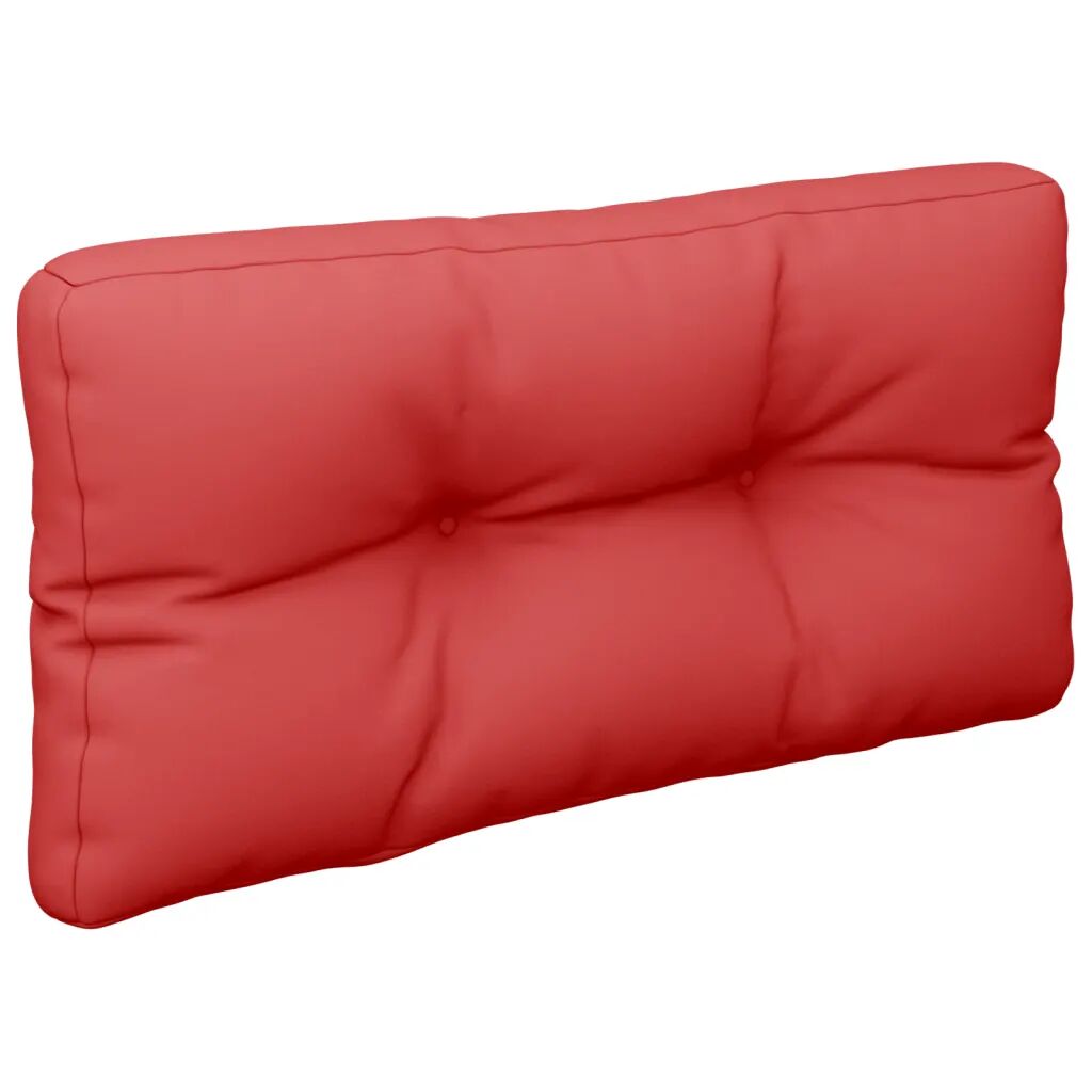 vidaXL Almofadão para sofá de paletes 70x40x12 cm vermelho