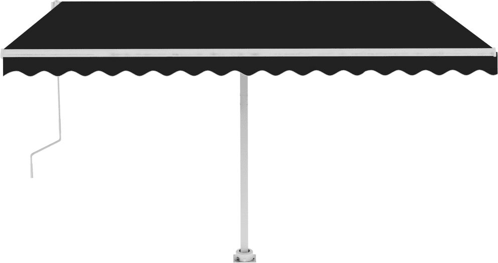 vidaXL Toldo automático independente 400x350 cm antracite