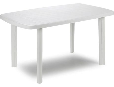 Ipae Pro Garden Mesa Oval Branco (137x85x72cm)