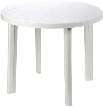 Ipae Pro Garden Mesa Redonda Branco (90x90x72cm)