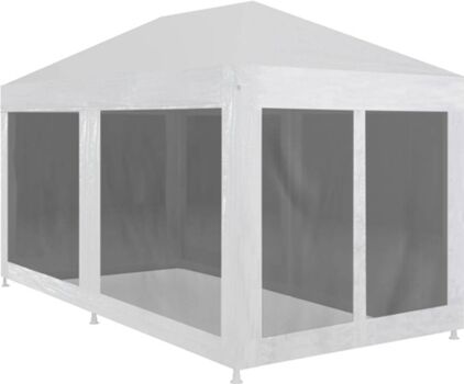 Vidaxl Toldo (Branco - Poliéster - 600x300x255 cm)