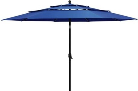 Vidaxl Guarda-Sol (Azul - Poliéster - 3.5 m)