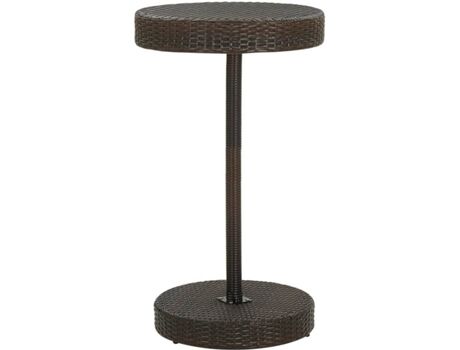 Vidaxl Mesa de Jardim 45855 (60,5x106 cm - Rattan)