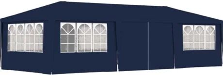 Vidaxl Toldo (Azul - Polietileno - 400x900x275 cm)