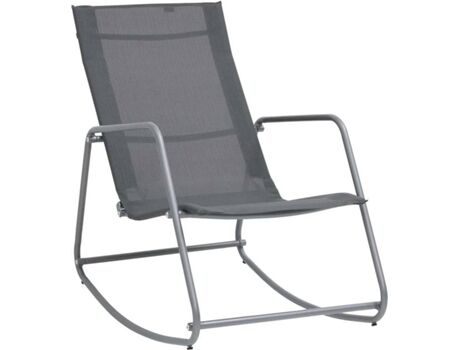 Vidaxl Cadeira de Baloiço de Jardim (Cinzento - Tecido - 95x54x85 cm)