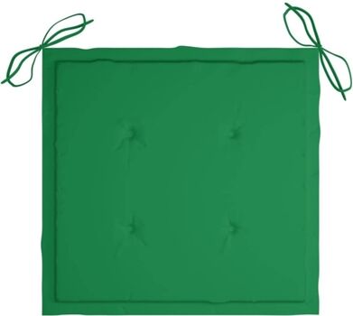 Vidaxl Conjunto 4 Almofadas para Cadeira de Jardim (Verde - Tecido - 50 x 50 x 4 cm)