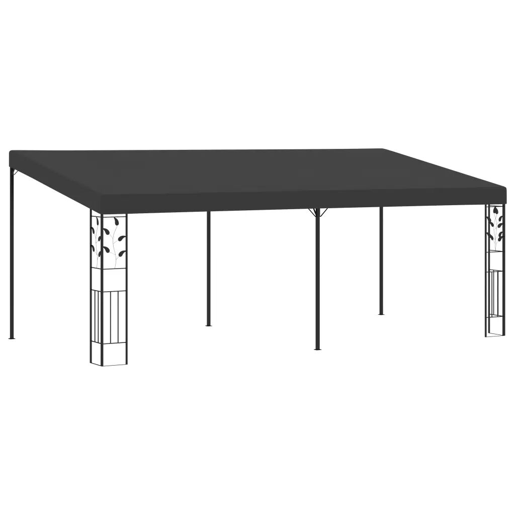 vidaXL Pavilion de perete, antracit, 6 x 3 x 2,5 m