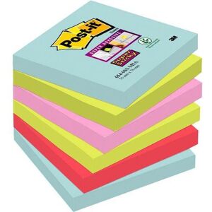 Post-it Supersticky Miami, 76x76mm, 6/FP