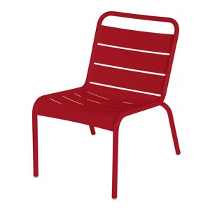 Fermob - Luxembourg Lounge Chair Chili 43 - Fåtöljer Utomhus - Metall