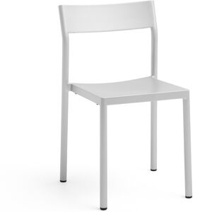 Hay - Type Chair Silver Grey - Silver - Balkong- Och Caféstolar - Metall