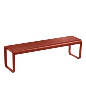 Fermob - Bellevie Bench Red Ochre - Röd - Trädgårdsbänkar - Metall
