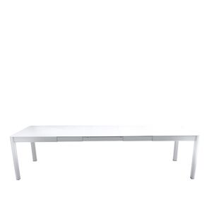 Fermob - Ribambelle Table With 3 Extensions, Cotton White - Vit - Matbord Utomhus - Metall