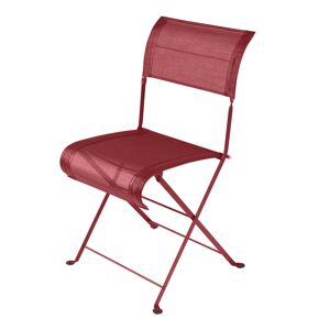 Fermob - Dune Premium Chair Chili 43 - Röd - Matstolar Utomhus - Metall/syntetiskt