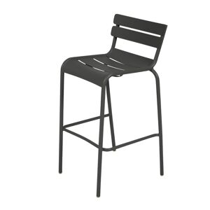 Fermob - Luxembourg Bar Chair Liquorice 42 - Svart - Barstolar Utomhus - Metall
