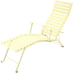 Fermob - Bistro Chaise Longue Frosted Lemon A6 - Solstolar Och Solsängar - Metall