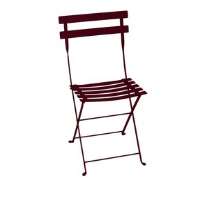 Fermob - Bistro Metal Chair, Black Cherry - Svart - Balkong- Och Cafébord - Metall