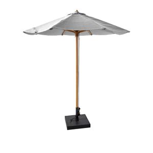 Cane-Line - Classic Parasoll Med Dragsnöre - Ø 240 Cm - Light Grey - Parasoll